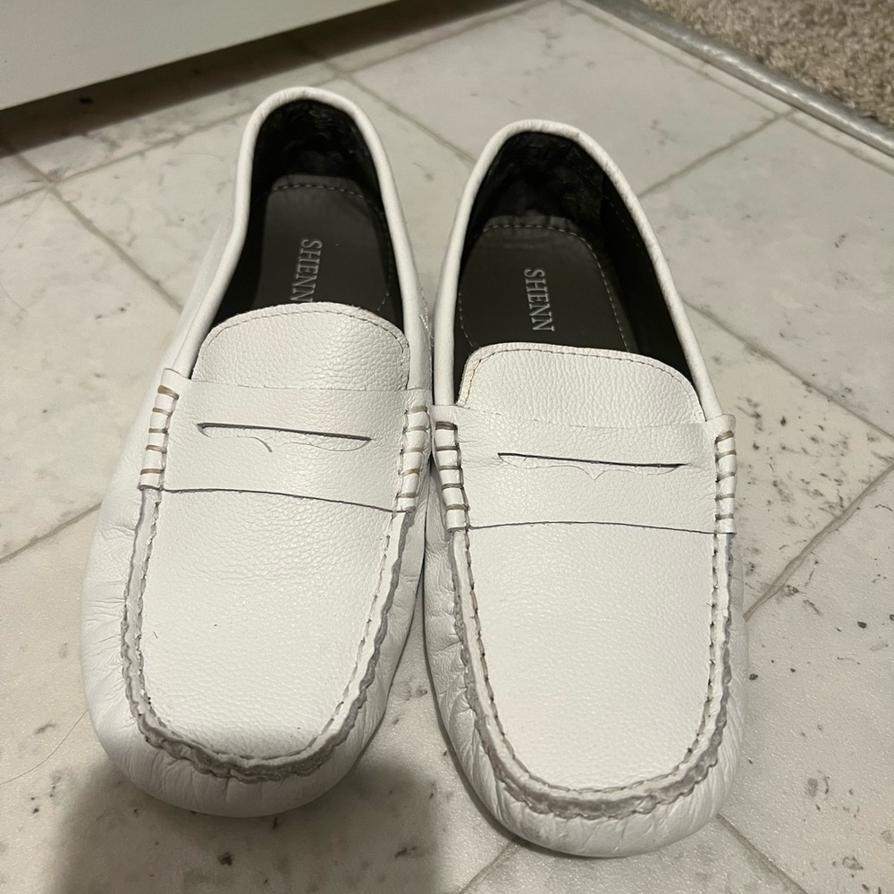 White Boys Loafers - Wedding Shoes